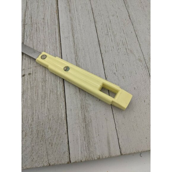 Vintage Sharpcutter Royal Stainless Steel Yellow Handle Meat Fork 12 1/4" - Picture 5 of 7